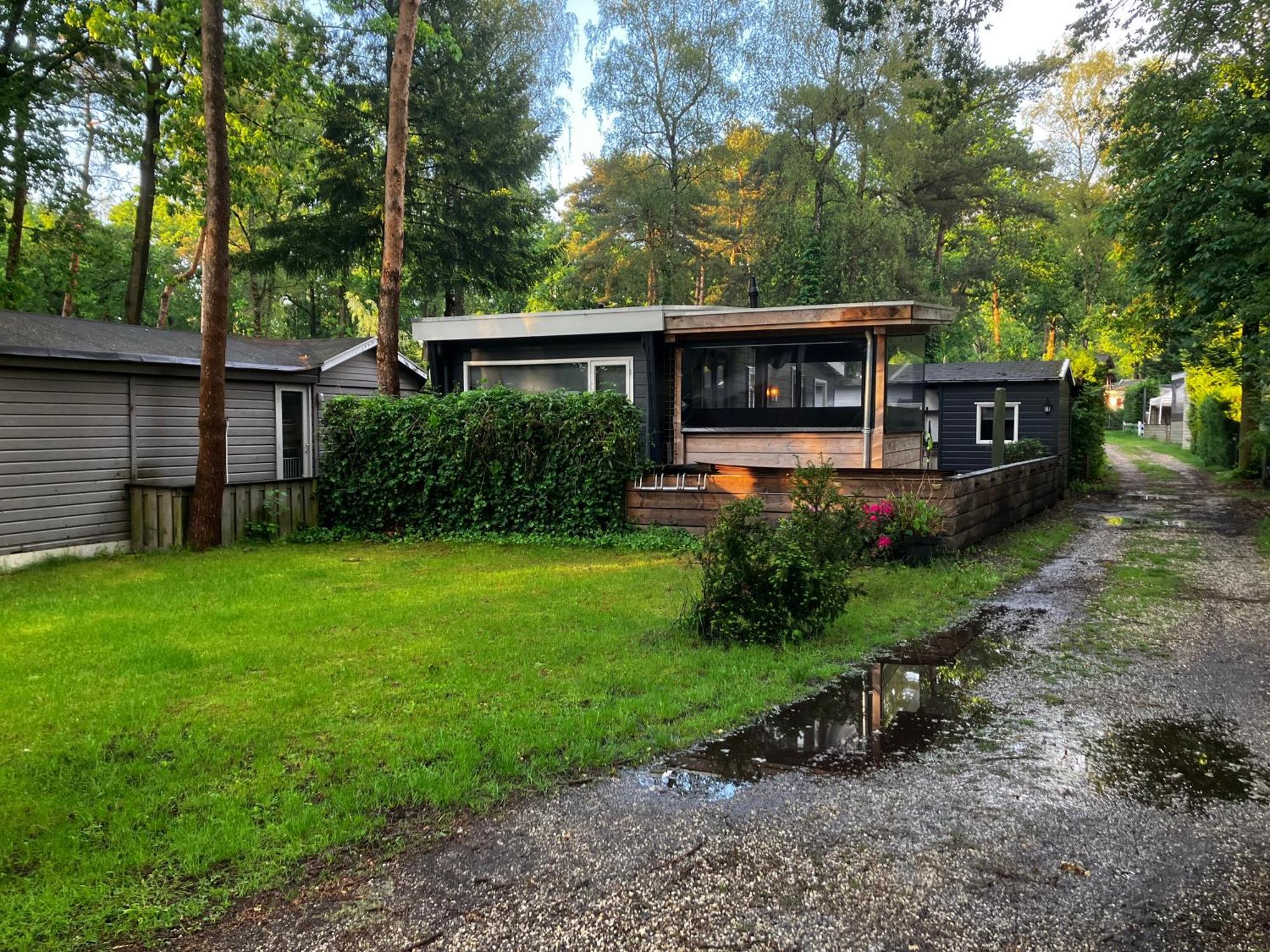 Chalet Bosrijk Midden In De Natuur-Eten&Drinken-Activiteiten-Ontspanning-En Nog Veel Meer Hoenderloo Eksteriør billede